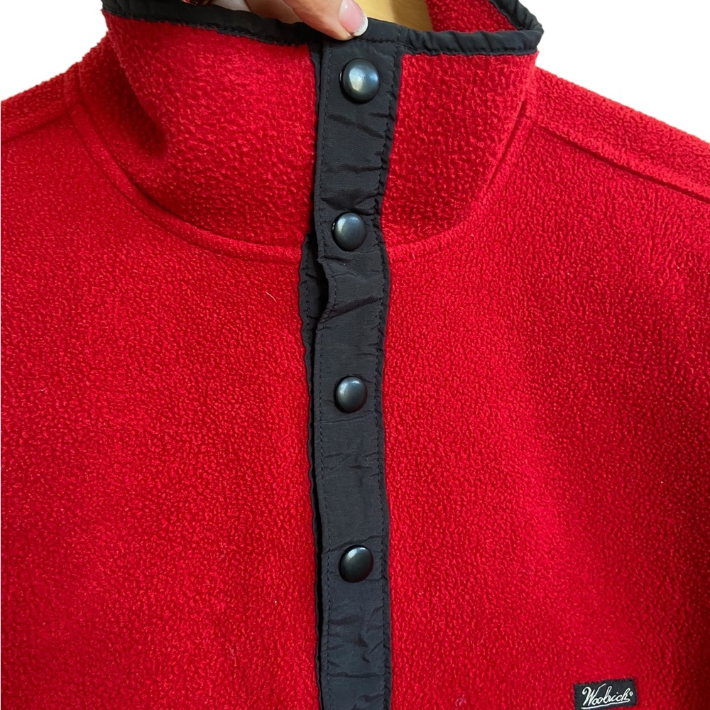 Woolrich Polartec Snap Pullover Fleece Sweater - Picture 7 of 12